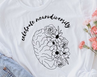 Camisa de terapia del habla de neurodiversidad, camisa SLP, camisa para TDAH, camisa para dislexia, camisa paraprofesional, ropa para maestros, camisa OT de aceptación de autismo