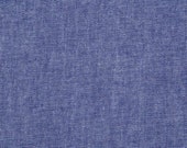 Indigo Chambray, Cotton Fabric, Riley Blake,