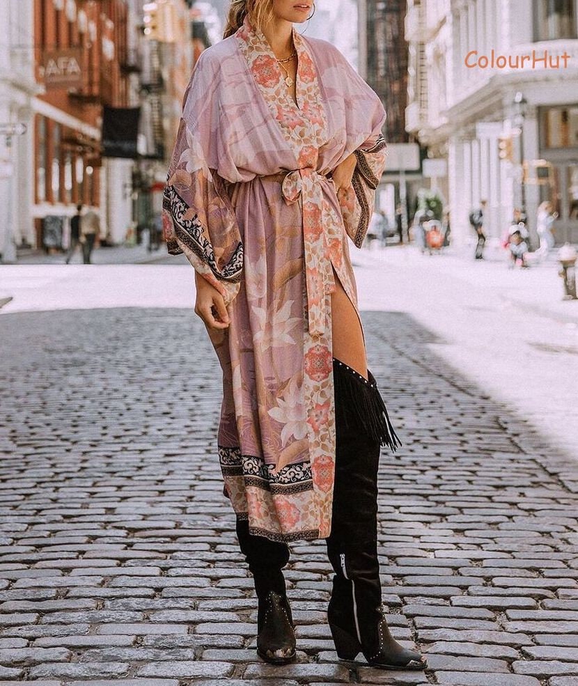 Kimono Robes for women Boho robe Soft Comfortable Fabric | Etsy