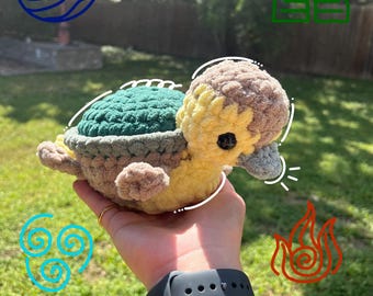 MADE TO ORDER: Crochet element turtle