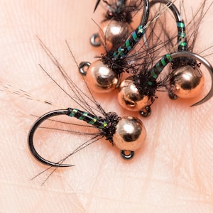 Essential Jig Euro Nymph - Peacock Black (3-Pack)