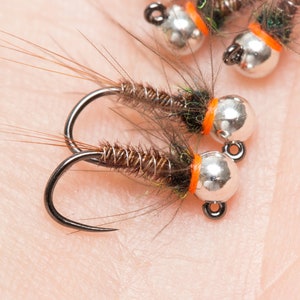 Pheasant Tail Jig Nymph - Silver Bead (3-Pack)