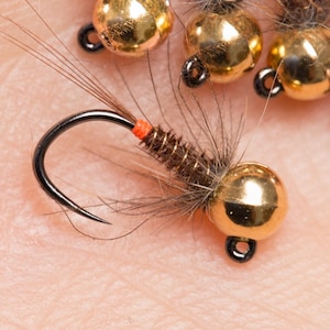 Pheasant Tail Jig Nymph - Gold Bead (3-Pack)