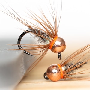 Micro Hare&#39;s Ear Euro Nymph - Copper (3-Pack)
