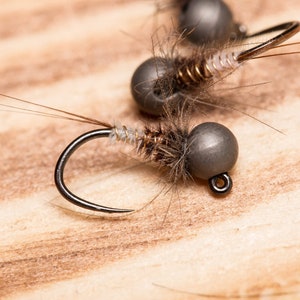 Two Tone Stealth Nymph - Matt Nickel Bead (3-Pack)