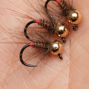 Micro Pheasant Tail Euro Nymph - Heavy Gold Bead (3-Pack)