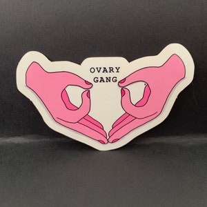 Ovary Gang OB/GYN Anatomy Vinyl Sticker