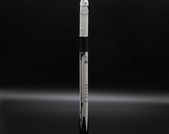 SpaceX Falcon 9 1:200 handcrafted rocket scale model with Crew Dragon Spacecraft