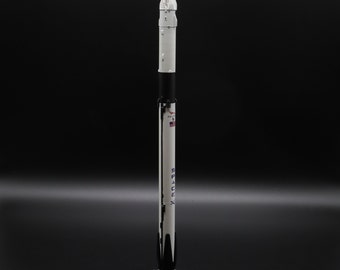 SpaceX Falcon 9 1:200 handcrafted rocket scale model with Cargo Dragon