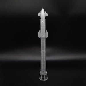 NEW! SpaceX Starship Super Heavy 1:400 handcrafted model with Starship Launch Edition