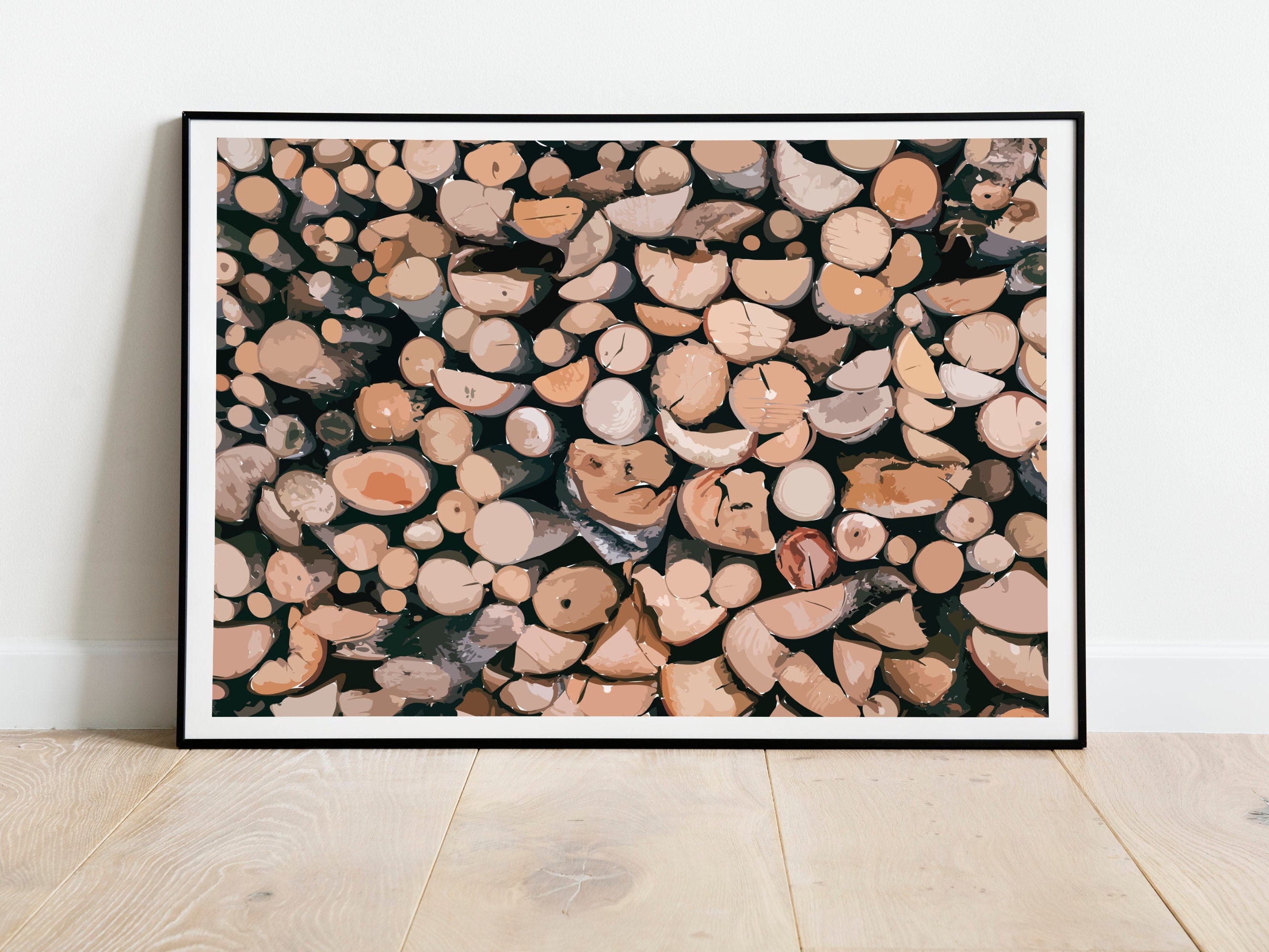 Printable Wall Art. Wood Print. Rustic print. Minimal. Modern Etsy