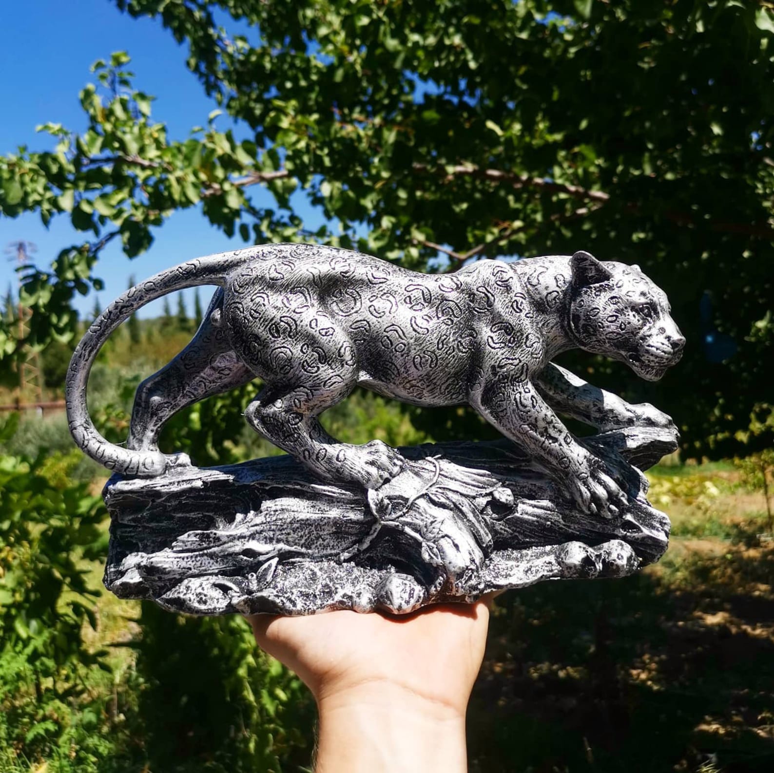 Jaguar statue Etsy