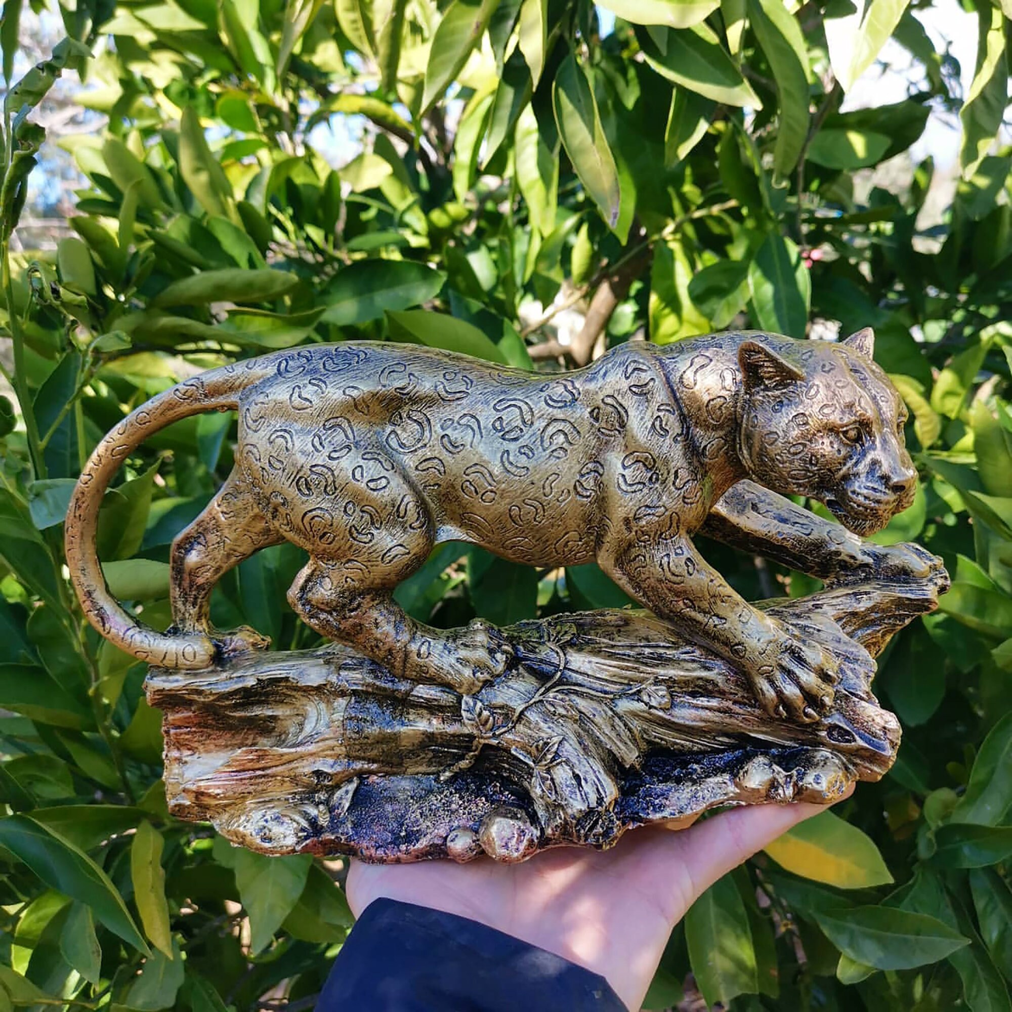 Jaguar statue Etsy