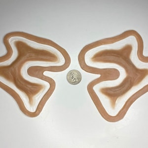 Ghoul Brow Prosthetic / Zombie Brow Silicone / Halloween Makeup / Special Effects Makeup / Cosplay