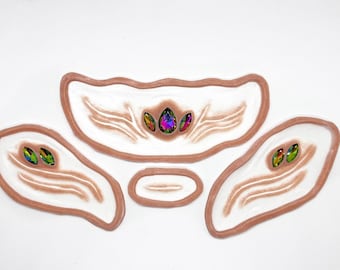 Fantasy Marking Gem Set / Fairy Makeup / Mermaid / Silicone Prosthetic / Elf Scar Design
