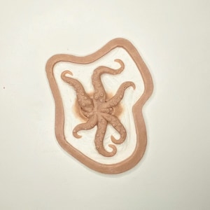 Tentacle Eye Prosthetic/ Encapsulated Silicone Prosthetic/ Pirate / Mermaid / Octopus / Cosplay / LARP / Fantasy