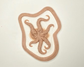 Tentacle Eye Prosthetic/ Encapsulated Silicone Prosthetic/ Pirate / Mermaid / Octopus / Cosplay / LARP / Fantasy