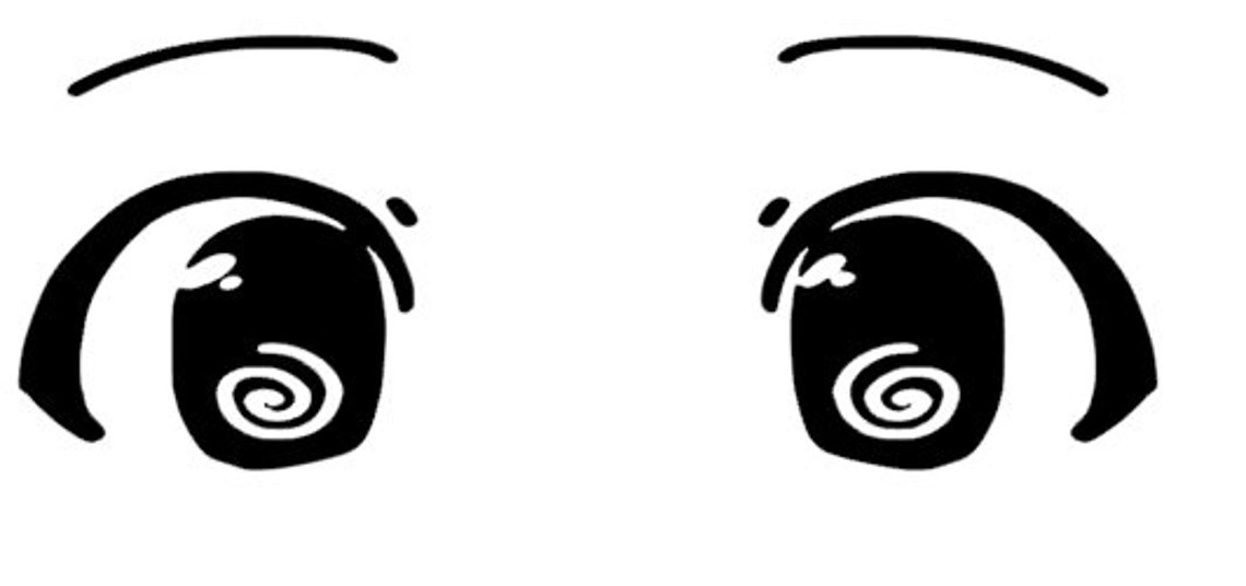 Anime Eyes Decal Stickers Vinyl UWU Senpai Waifu Etsy