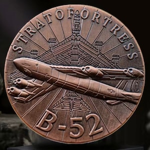 B52 Stratofortress Strategic Bomber US Air Force - CH-47 - Embossed Commemorative Medal - Free SHIPPING - See Item Description It Applies !