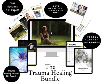 Trauma Healing Bundle Workbook – Digital Download for Personal Growth