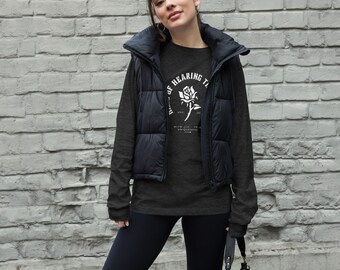 Hard of Hearing Therapist Unisex Long Sleeve Tee - Comfortable and Stylish Everyday Wear