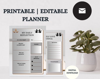 Self Love Planner Digital PDF - Nurturing Your Inner Glow – Goal Setting – Self Discovery