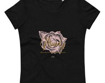 Moody too Women's fitted eco tee - Comfortable and Stylish Everyday Wear – Simple Casual Style Women's Tee