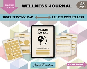 Hälsojournal | Digital journal | Mindfulnessjournal | Matplanerare | Träningstracker | Mental hälsa | Självvård | Mindfulness.