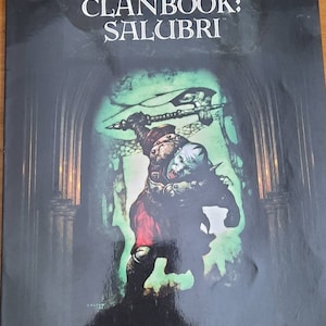 Clanbook Salubri, out of print, collectable, softcover for vampire the masquerade from white wolf publishing copy II