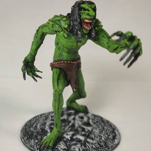 Troll DnD Miniature Painted for Dungeons and Dragons.