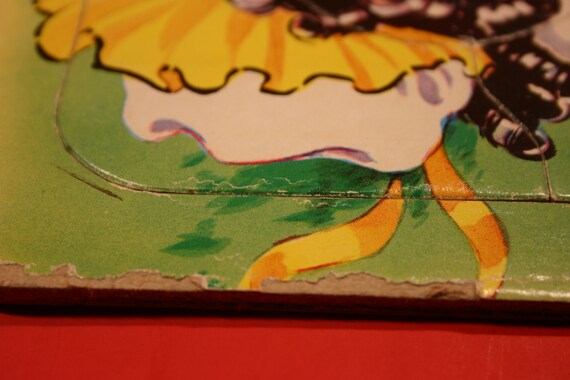 3 Vintage Mother Goose Nursery Rhyme Tray Puzzles / Jack and Jill