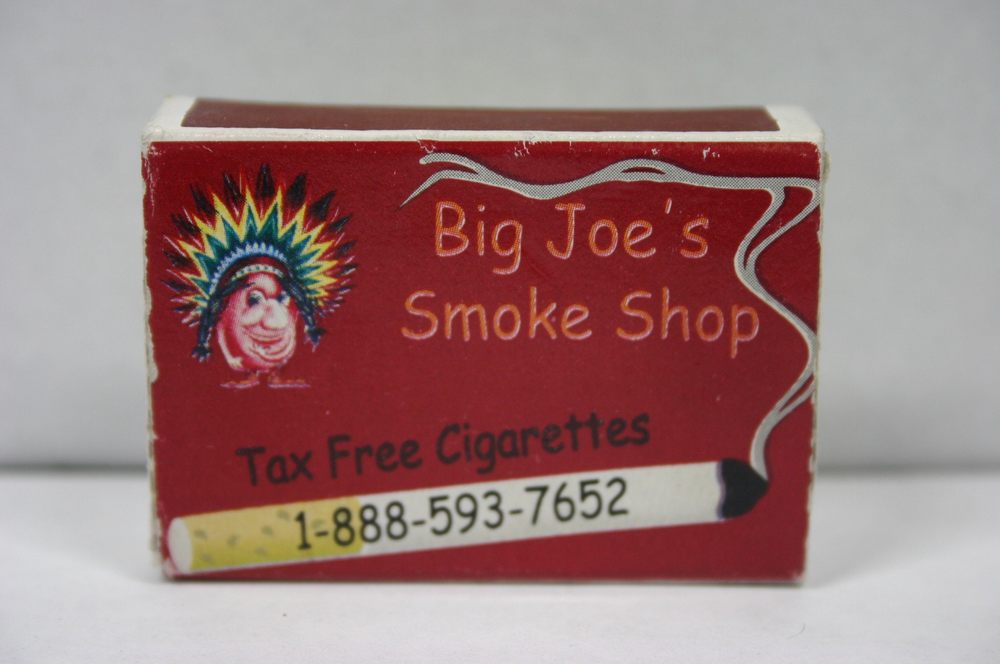 smokin joe's cigarettes Big Joe's Smoke Shop Match Box / Wood Matches / New York / Collectible  Advertising Ephemera