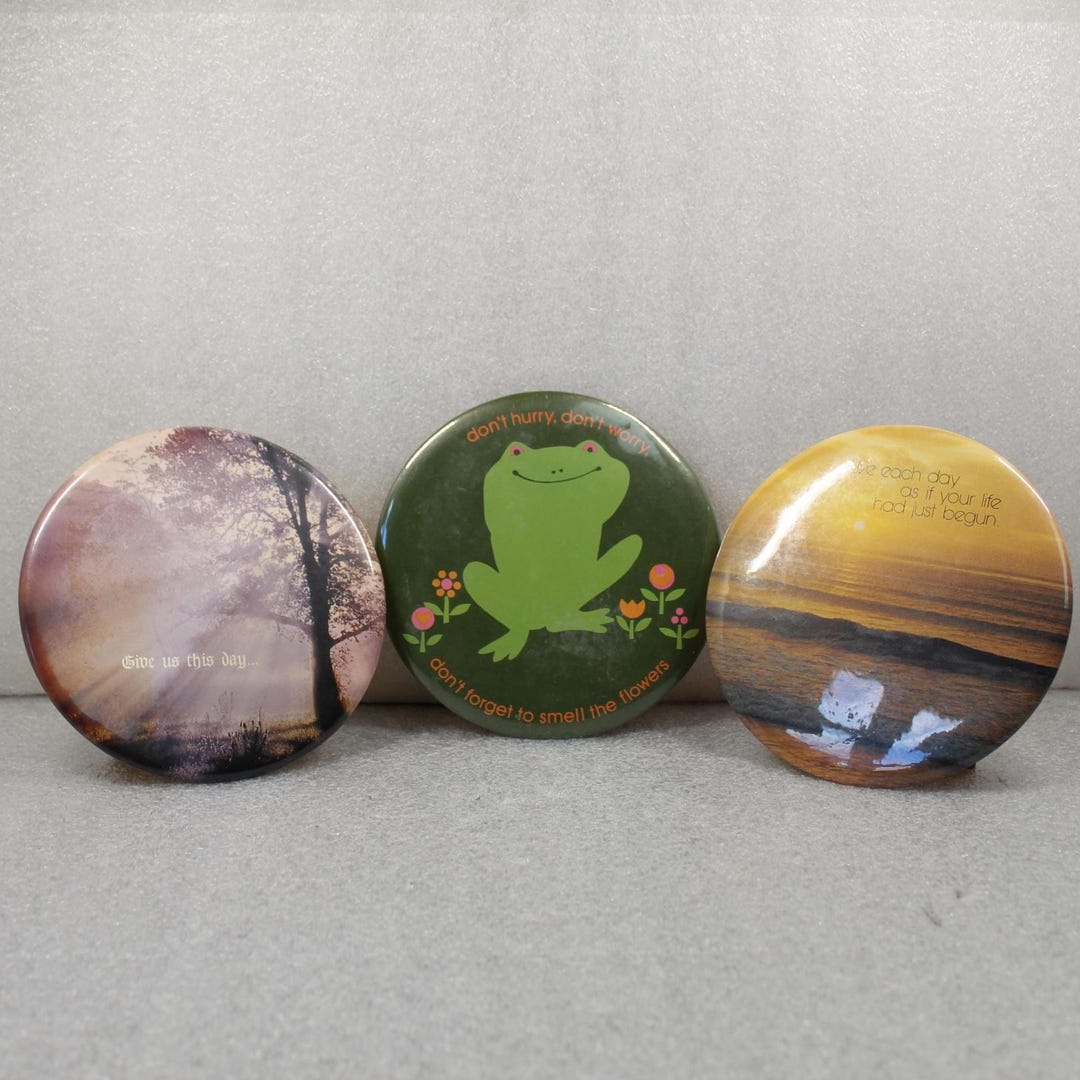 Hallmark Love Dots Large Pinback Buttons Vintage Lot of 3 - Etsy
