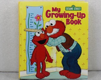 Vintage Sesame Street "My Growing-Up Book" Featuring Elmo / Jim Henson's Muppet Characters