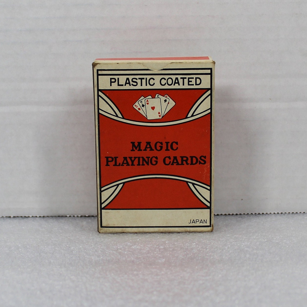 Vintage Plastic Coated Magic Playing Cards Made in Japan / Marked