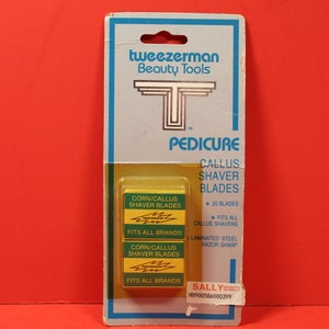 Tweezerman Shaver Blades For Corn And Callus / 20 Blades New in Package / Pedicure / Beauty Supply