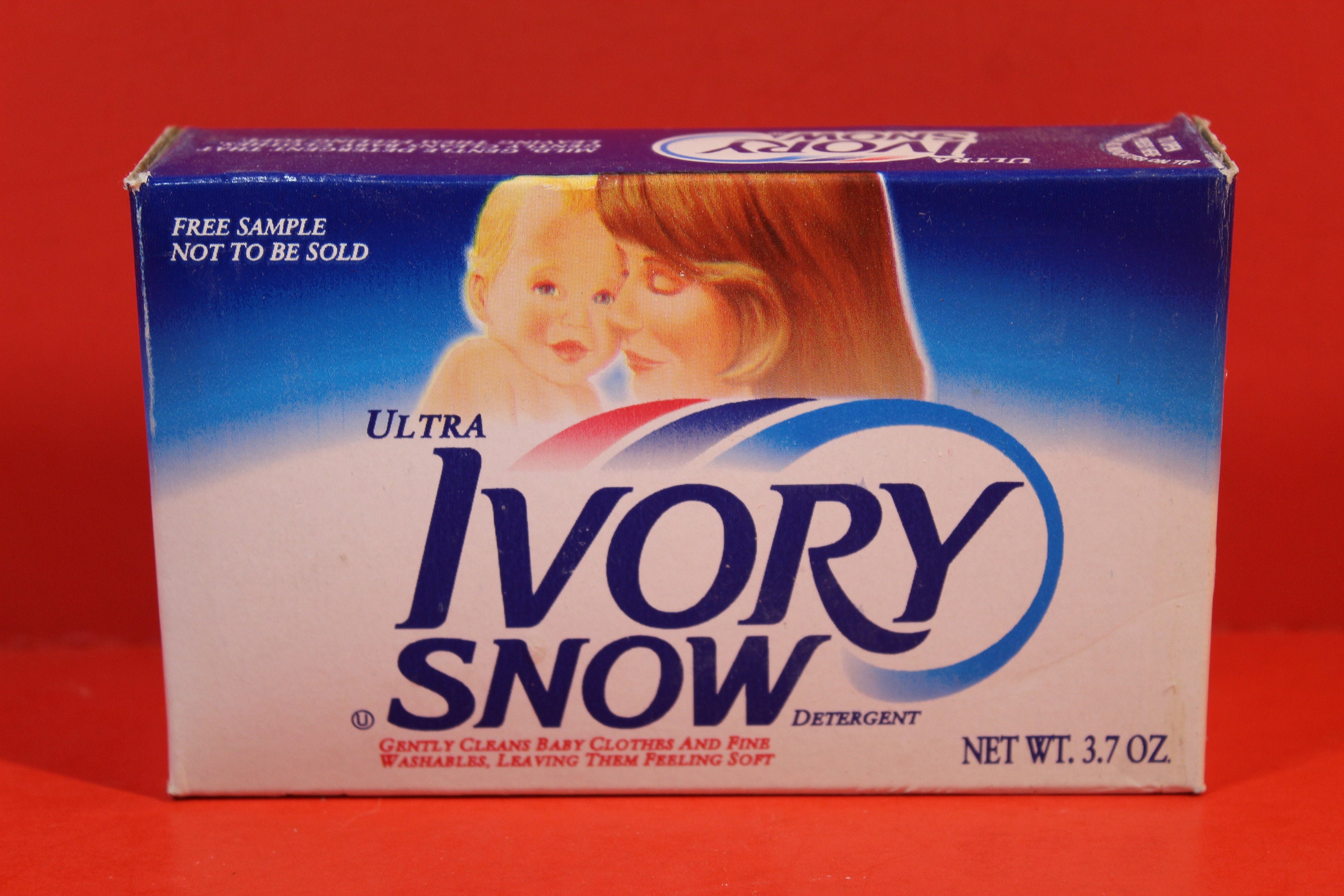 Vintage Ivory Snow Detergent Sample Size Box / Powder Laundry Etsy