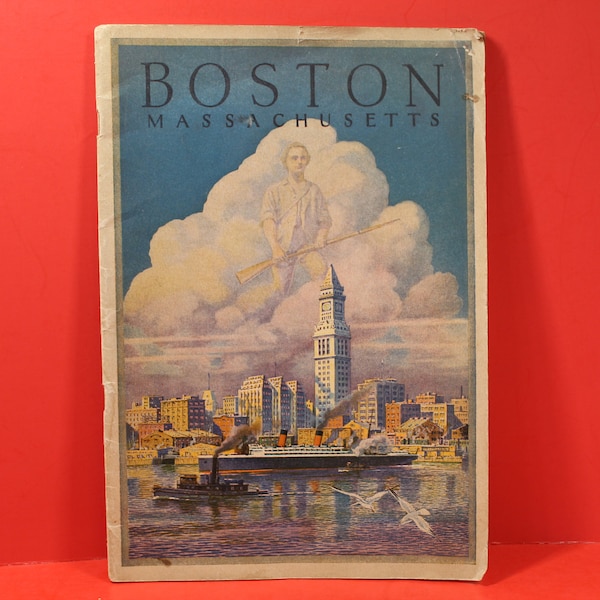 Antique Travel Guide Book - Etsy