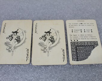 Vintage Plastic Coated Magic Playing Cards Made in Japan