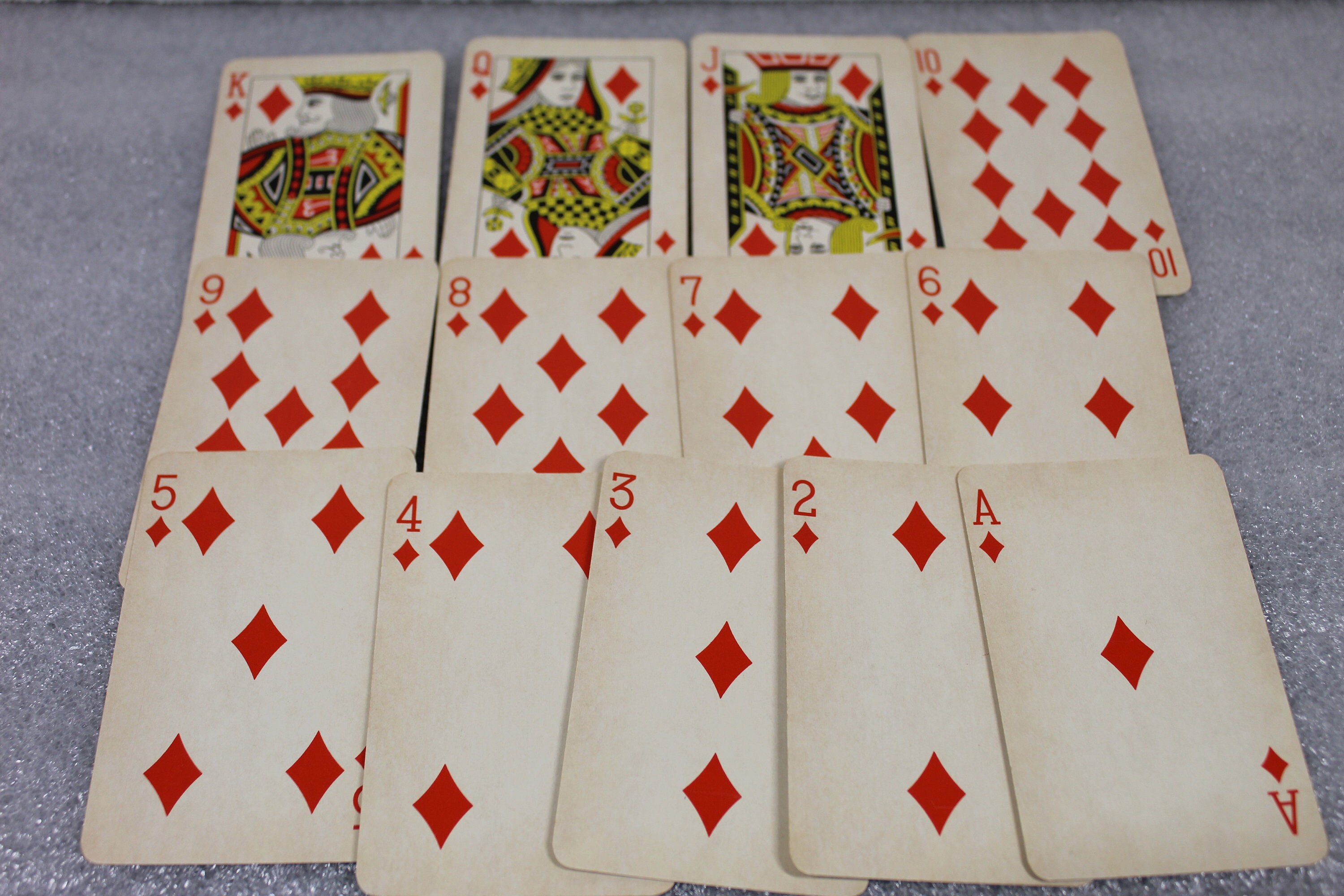 Vintage Plastic Coated Magic Playing Cards Made in Japan / Marked