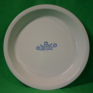 Vintage Corning Ware Blue Corn Flower P-309 9 Inch Pie Pan