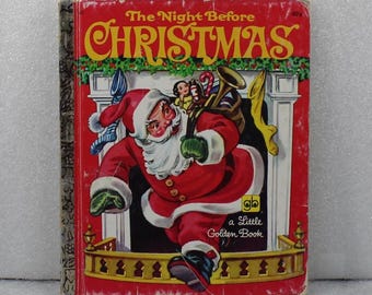 A Little Golden Book "The Night Before Christmas" Vintage Children's Classic