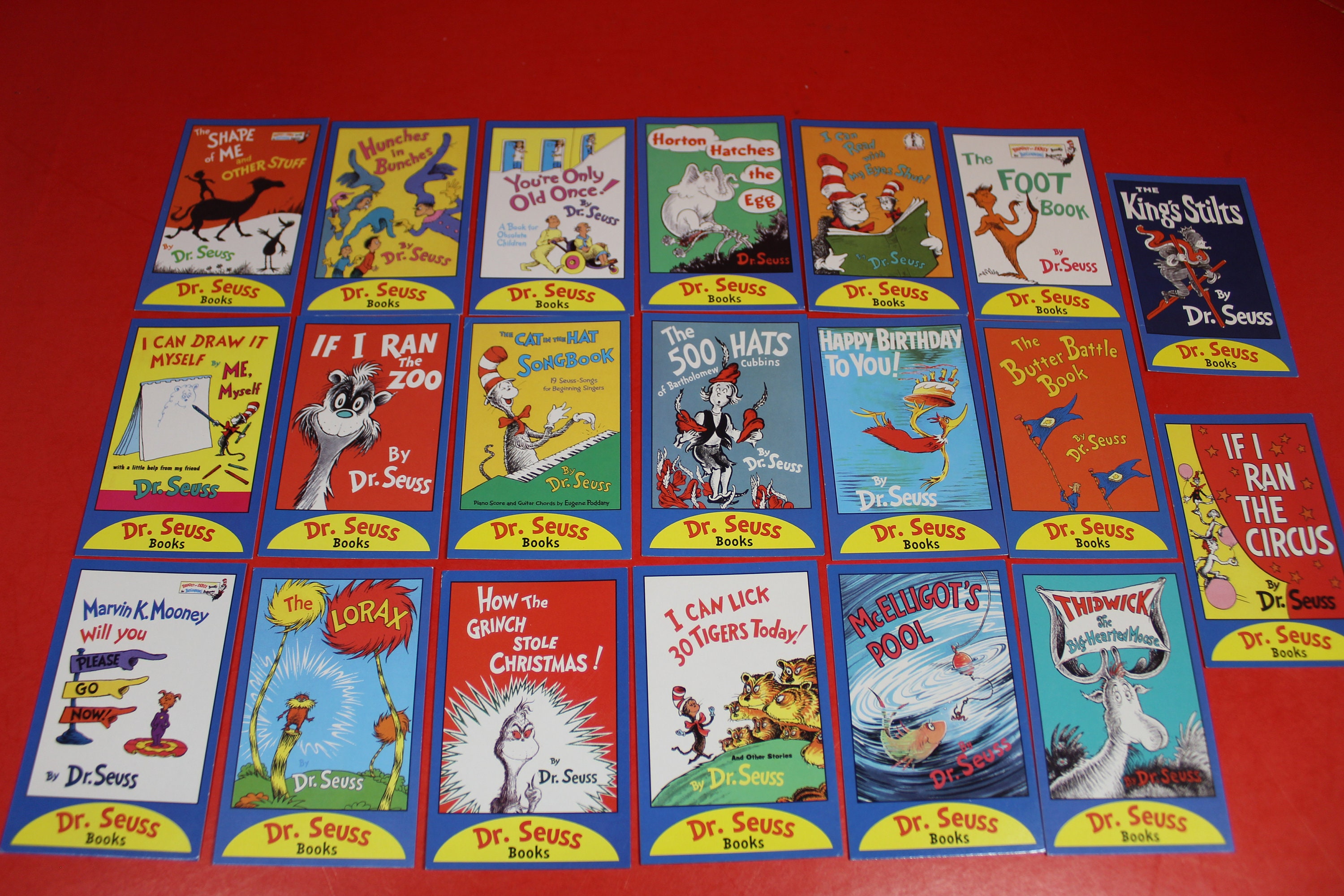 Dr. Seuss Game Cards Vintage Lot of 20 for Crafts, Scrapbooking, Mixed ...