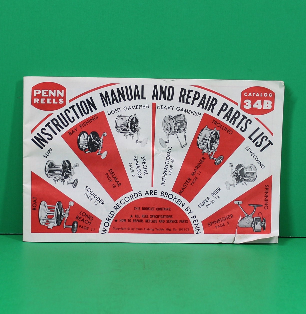 PENN Fishing Reels Instruction Manual and Repair Parts List Catalog 34B - Etsy PENN Fishing Reels Instruction Manual and Repair Parts List Catalog 34B - Etsy