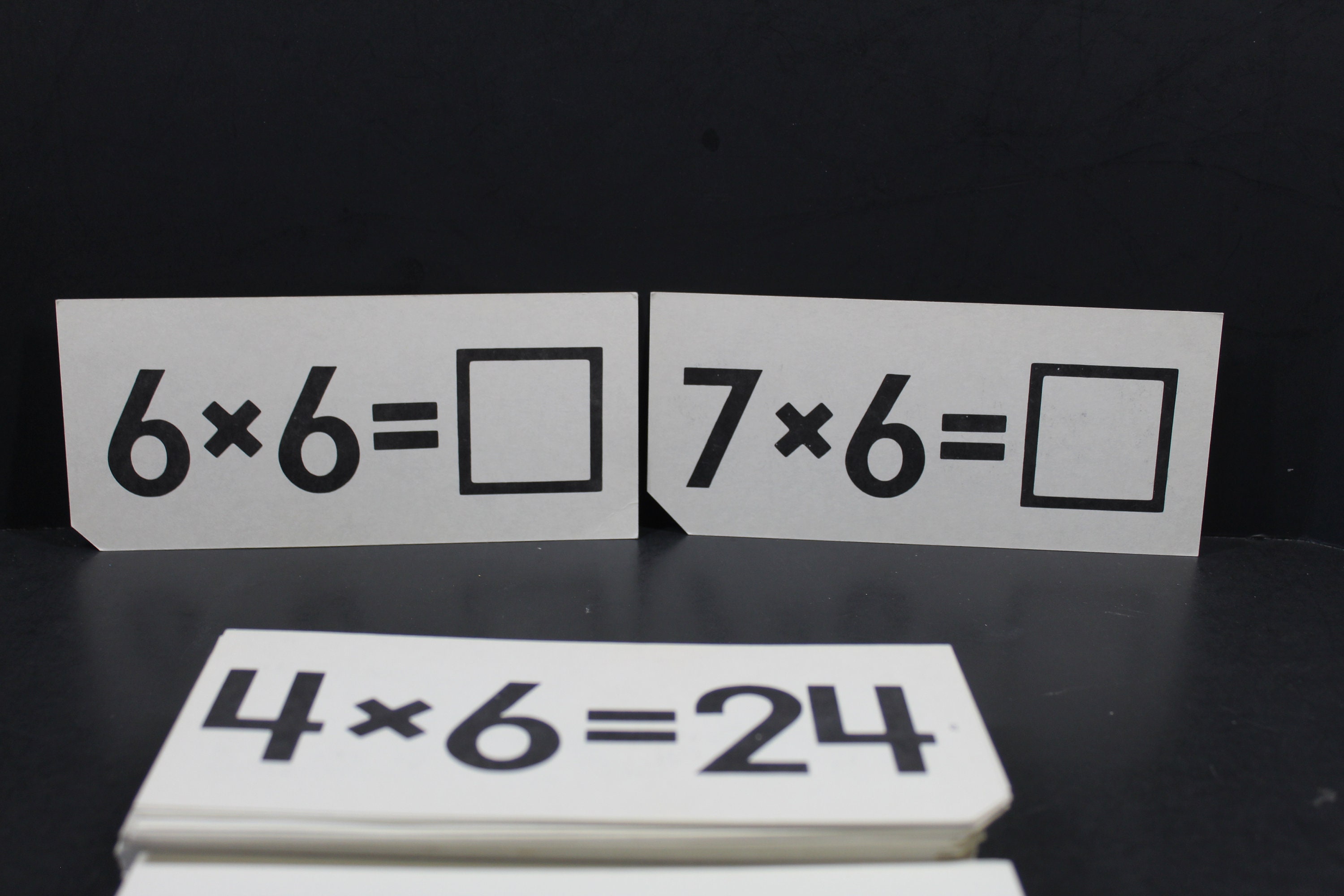 Multiplication Flash Cards Vintage 1978 Milton Bradley / Complete Boxed ...
