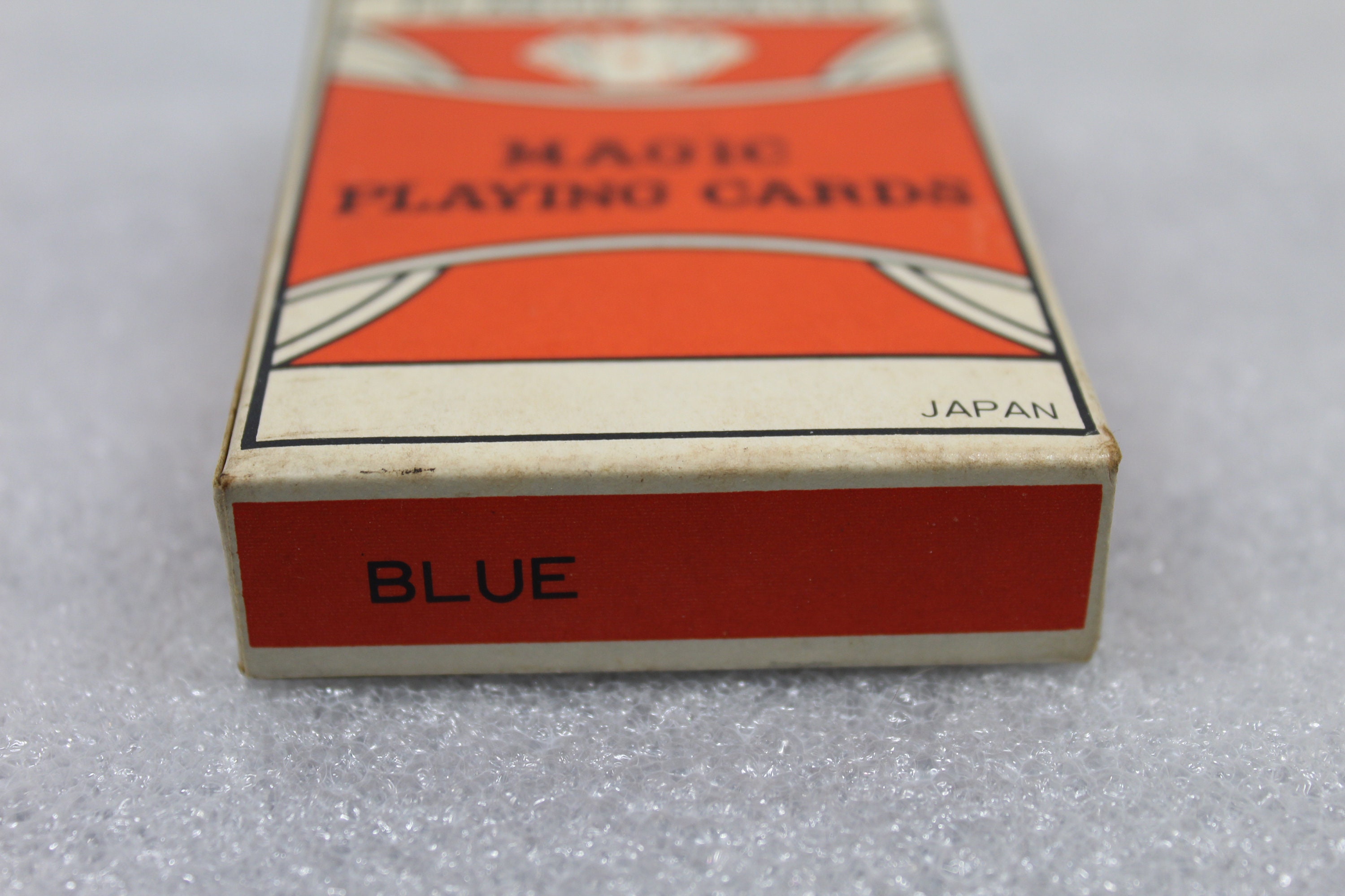 手品 オールドデック3個 Vintage Plastic Coated Magic Playing Cards Made in Japan / Marked
