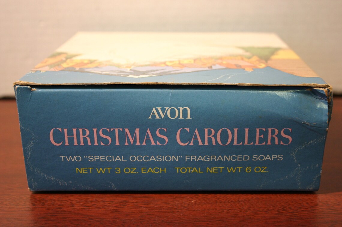 Vintage Avon Christmas Carollers Fragranced Soaps Bathroom Etsy UK