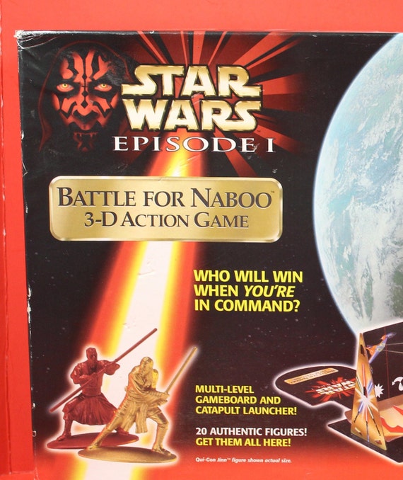 Star Wars Episode 1 Battle for Naboo 3D Action Board Game