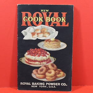 Cook Book Royal Baking Powder Booklet Antique 1922