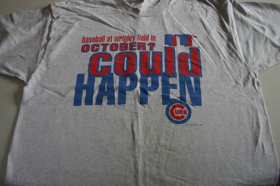 Vintage 1998 Chicago Cubs T Shirt / Baseball Wrigley Field / 